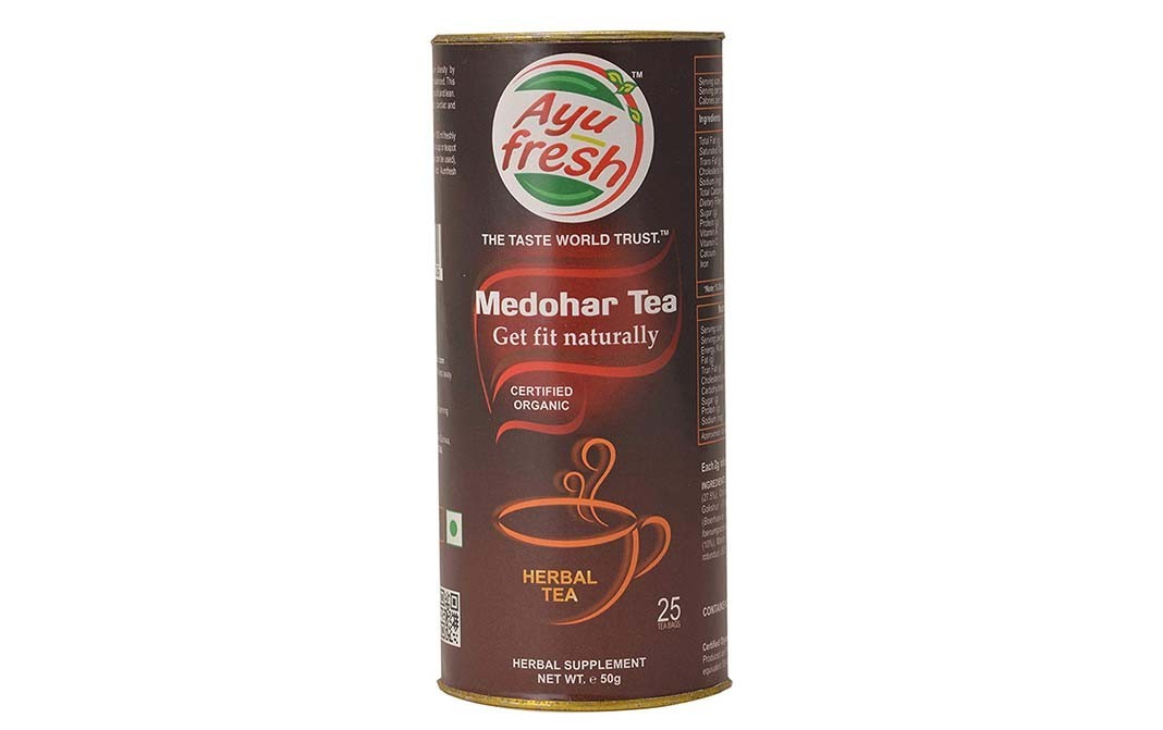 Ayu Fresh Medohar Tea, Get Fit Naturally   Container  50 grams